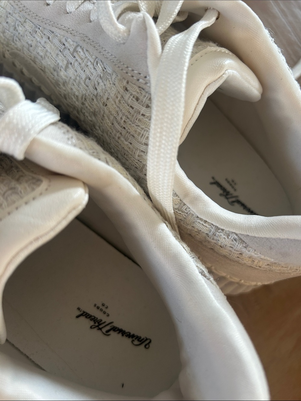 Women’s White Platform Fashion Sneakers from Target, size 10, worn once - Picture 2 of 7